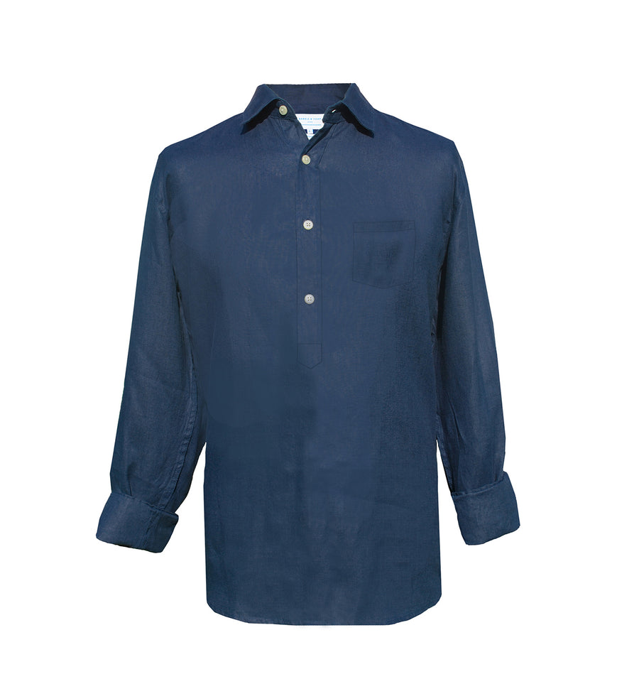 Midnight Blue Explorer Hemp Shirt