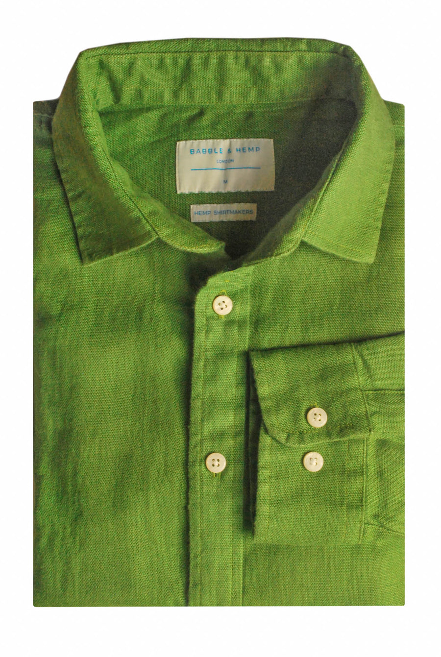 Kashgar Green Heavy Hemp Shirt